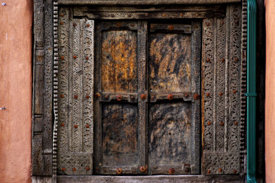 Old door, Santa Fe, New Mexico, 2010