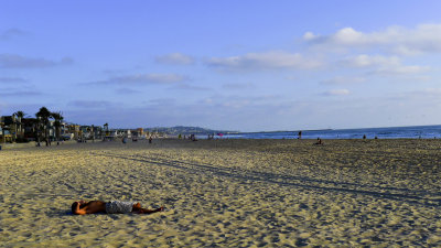 Alone, Mission Beach, San Diego, California, 2010