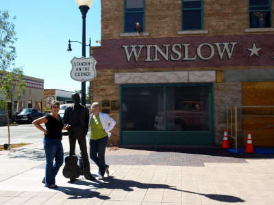 Standing on the Corner in Winslow Arizona