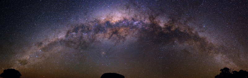 Milky Way 3 panel panorama 