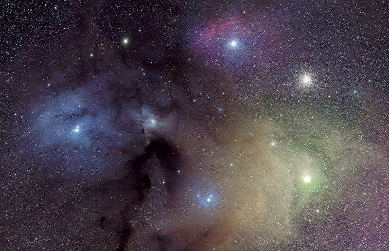 Rho Ophiuchi LRGB 30 45 45 30