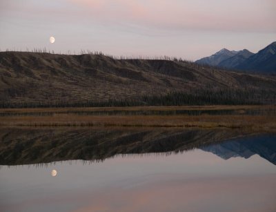 Moonrise at Sunset