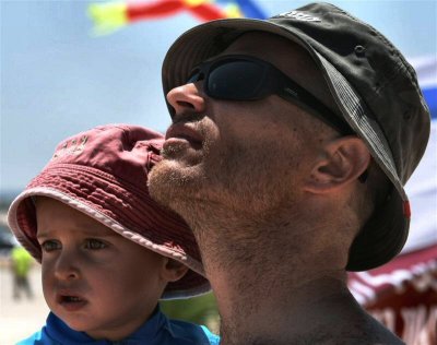 Father & son at a  kites show.JPG