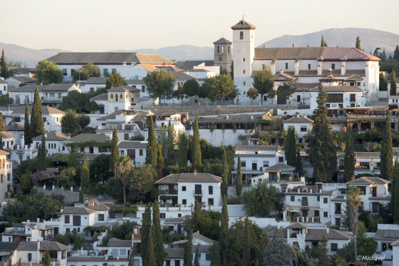 Barrio del Albaycn desde La Alhambra
