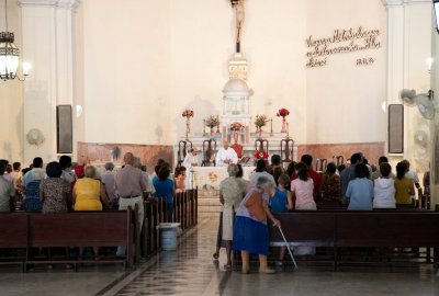 Misa en La Iglesia de El Salvador (La Habana Vieja)