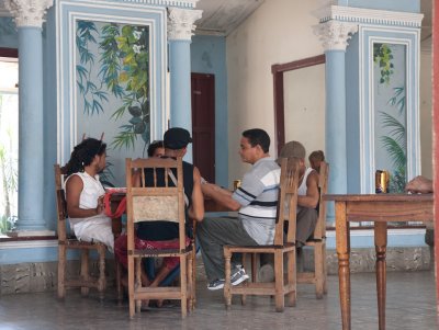 Jugadores de domin - Baracoa