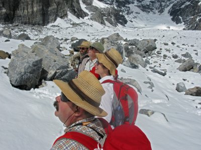 Contemplando los seracs