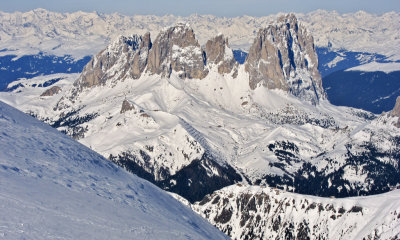 Esquí en Dolomitas 2011
