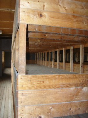 Bunks used late in Dachau's days.