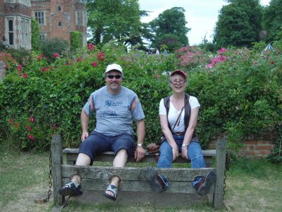 Nige & Pat ready for the rotten fruit
