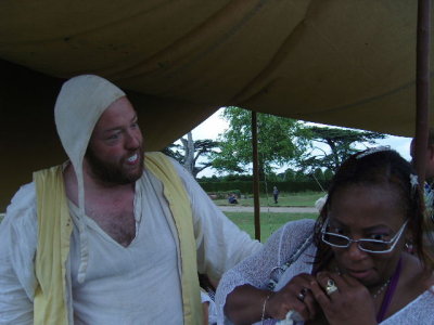 Becky has found the Tooth man & his courting teeth