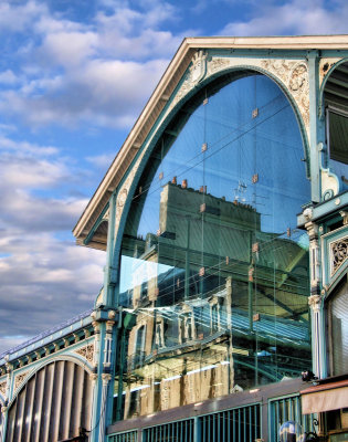 Les Halles . Covered market