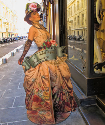 Sometimes someone comes back from another time to the same place....