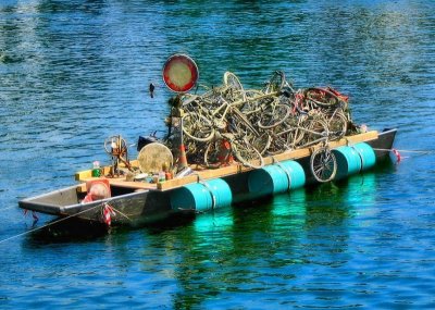 Hearse for drowned bikes