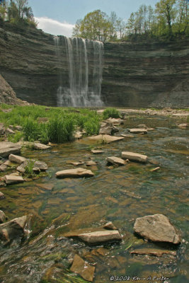 LOWER BALL'S FALLS (FROM GORGE)