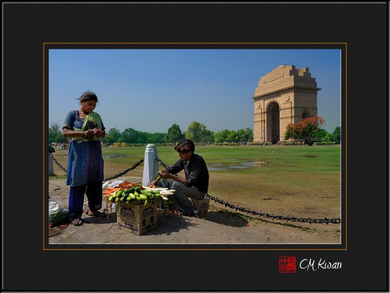 Outside India Gate