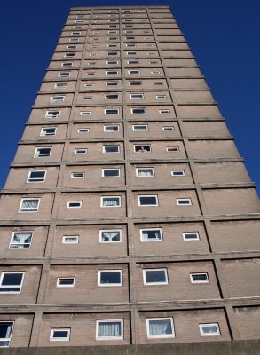 Tower Block Cwmbran, South Wales.