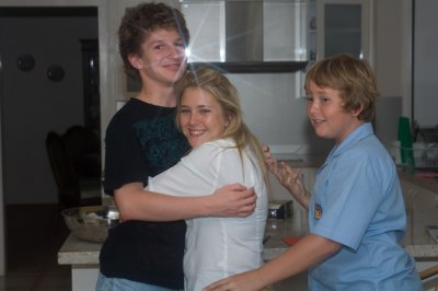 Kenny's 17th, with Keira & Cody