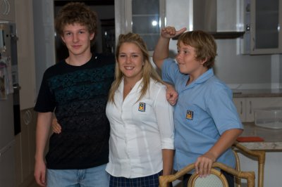 Kenny's 17th, with Keira & Cody