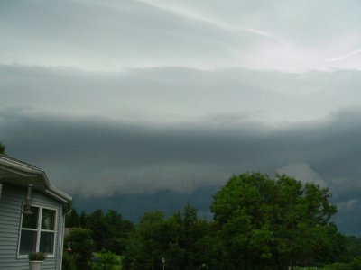 Storm that diverted
Jenny's plane