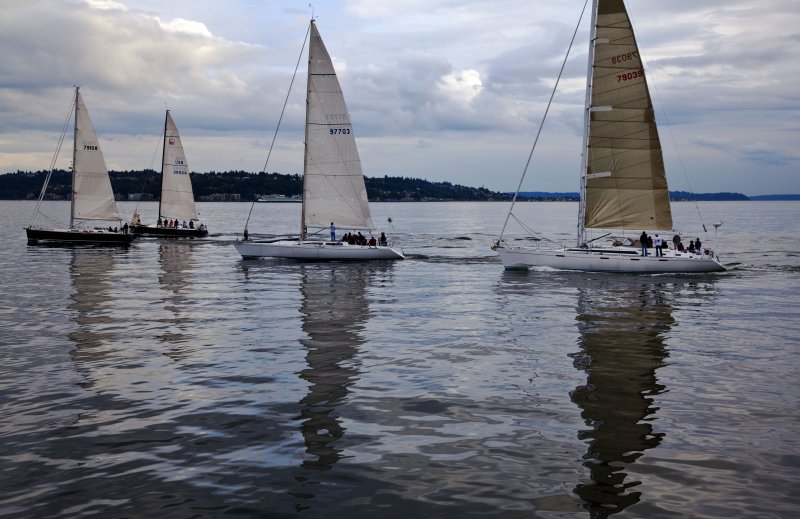 sailing boats on elliot bay