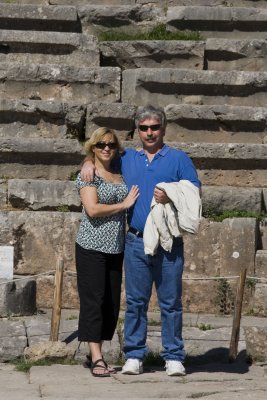 dana and mike at the theatre at delphi