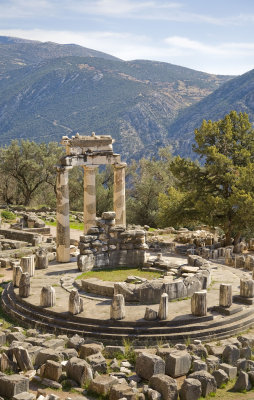 the tholos at delphi