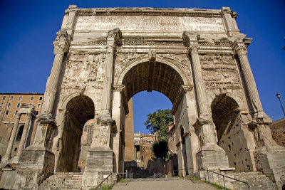 arch of septimius severus, rome, italy (10/08)