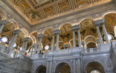 The Library of Congress, Jefferson Building - Washington, DC