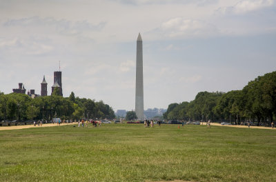 The Washington Monument from the National Mall, Wasington, DC