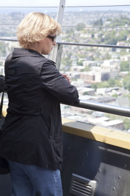 dana at the space needle