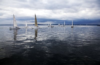 sailing boats on elliot bay