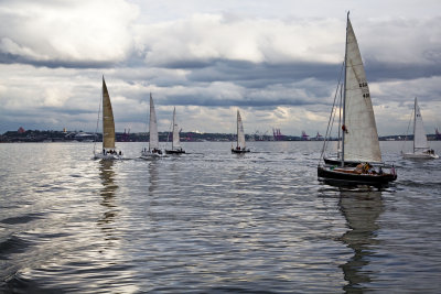 sailing boats on elliot bay