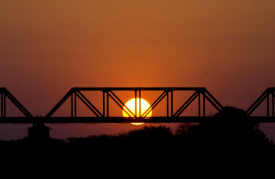 sunset, kruger national park, south africa