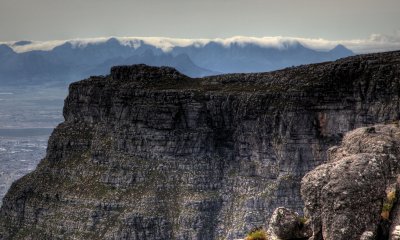 view from table mountain, capetown, south africa