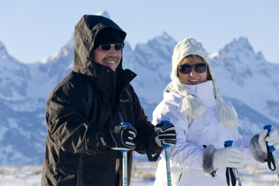 dana and mike in jackson hole, wyoming