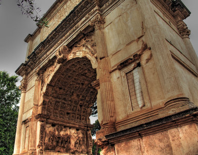 the arch of titus, rome, italy (6/07)