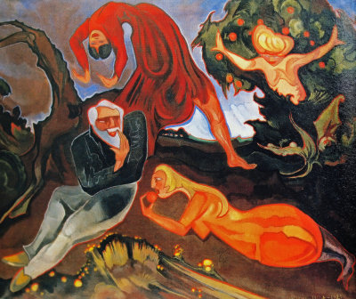 Temptation of St. Anthony, 1916-1921, oil on canvas