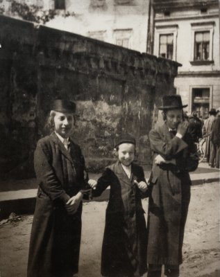Cracow`s boys from a Hassidic families