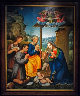 Tommaso di Stefano Lunetti, The Adoration of the shepherds, first half   of XVc.