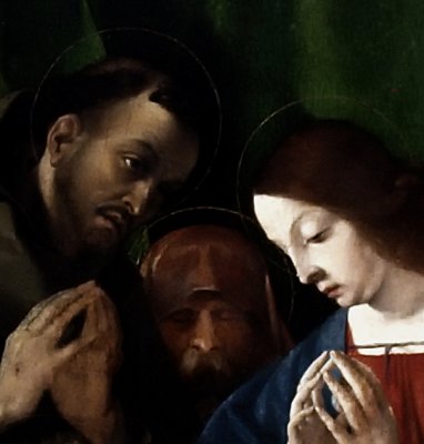 Lorenzo Lotto, The Adoration of the Child, ca 1508 (fragment)