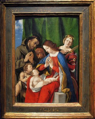 Lorenzo Lotto, The Adoration of the Child, ca 1508