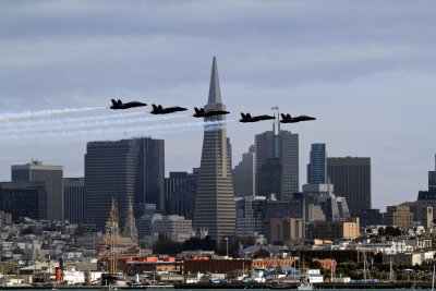 Blue Angels over San Francisco