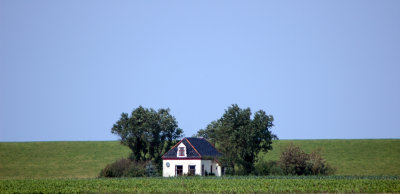 Little house near the dike
