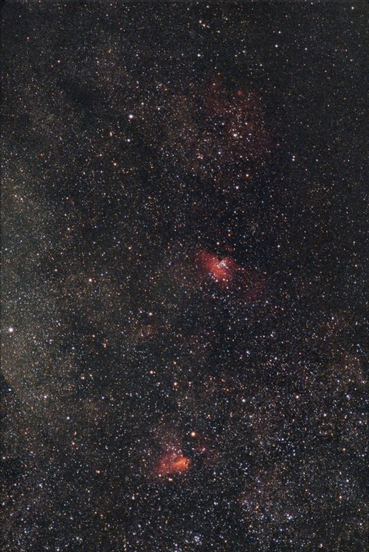 Wide Field M16 (Sh2-49) & M17 (Sh2-45)