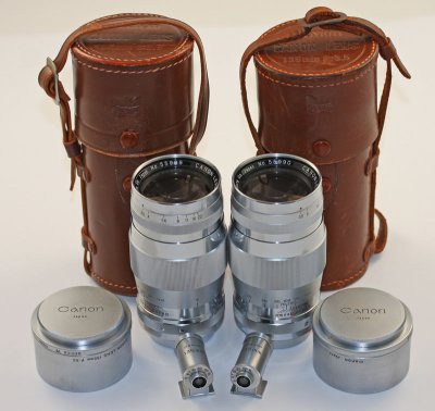 Lenses with Cases, Caps & Finders