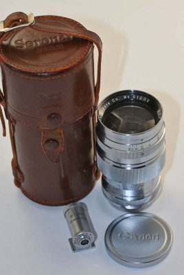 Lens with Case, Cap & Finder