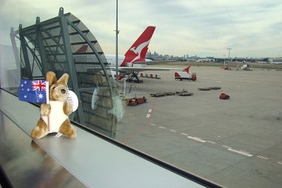 Waiting in Sydney for the plane