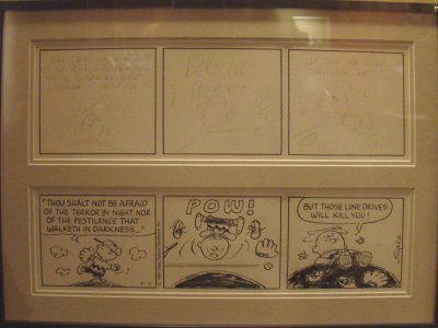 Schultz original Charlie Brown Pencil and Ink strips