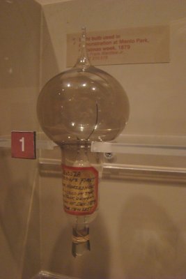 (One of) Edison's First Lightbulbs